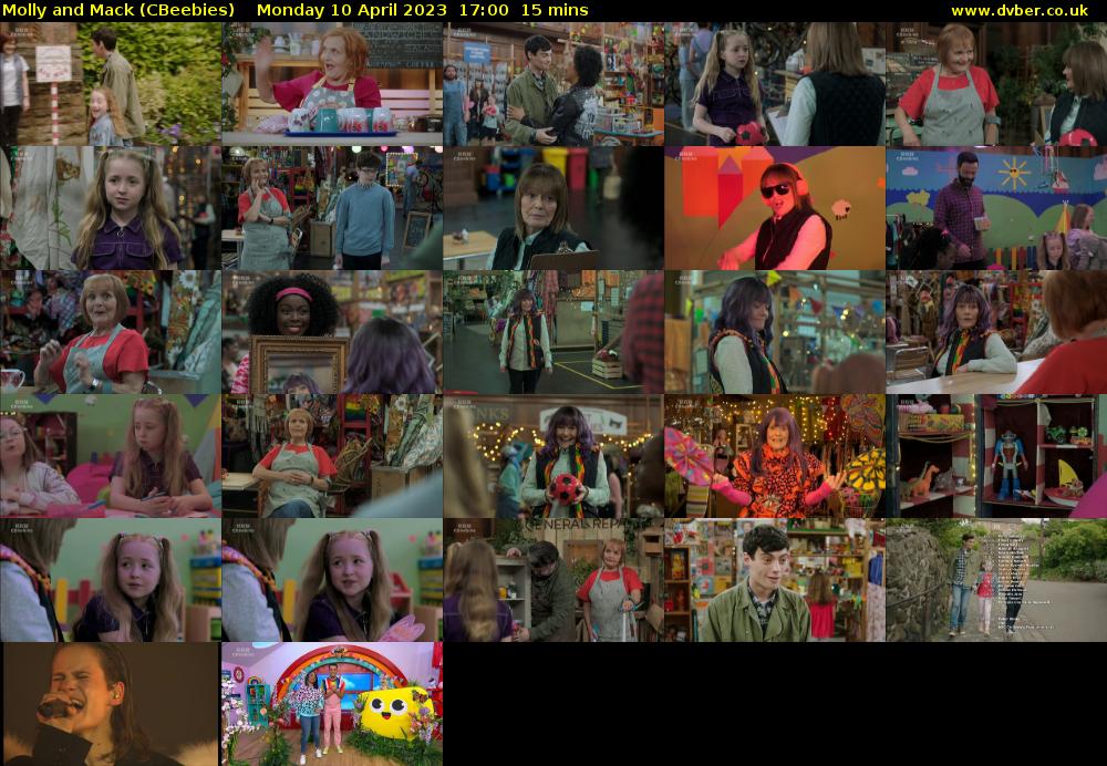 Molly and Mack (CBeebies) Monday 10 April 2023 17:00 - 17:15