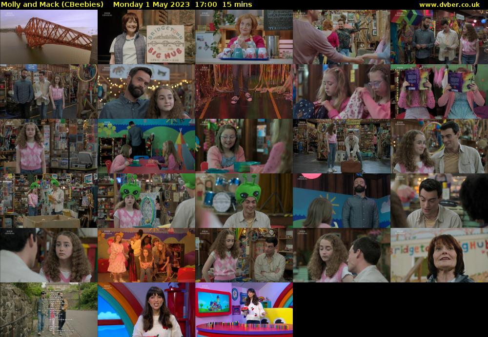 Molly and Mack (CBeebies) Monday 1 May 2023 17:00 - 17:15