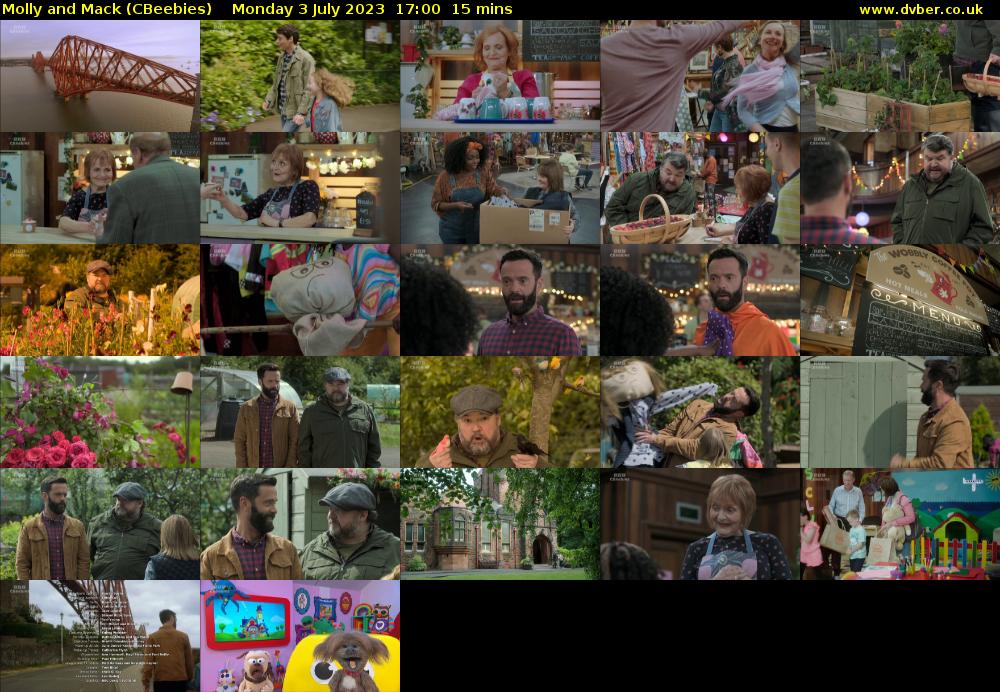 Molly and Mack (CBeebies) Monday 3 July 2023 17:00 - 17:15