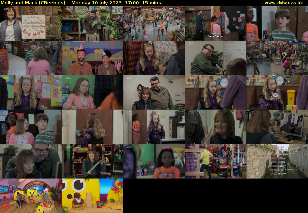 Molly and Mack (CBeebies) Monday 10 July 2023 17:00 - 17:15
