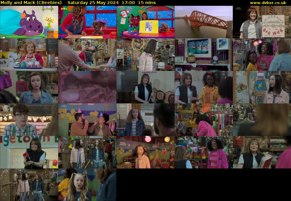Molly and Mack (CBeebies) Saturday 25 May 2024 17:00 - 17:15