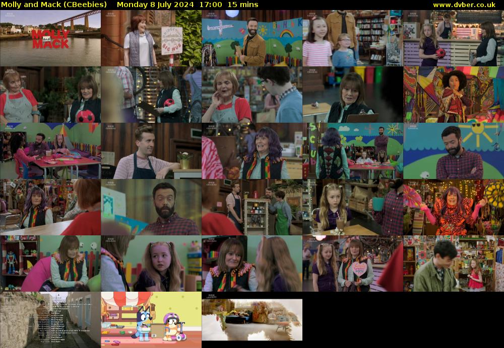 Molly and Mack (CBeebies) Monday 8 July 2024 17:00 - 17:15