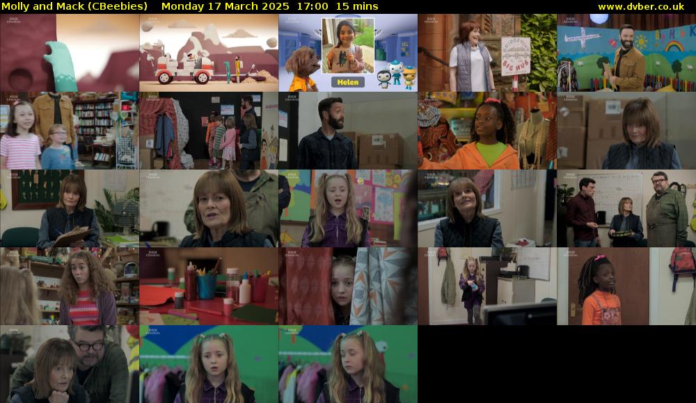 Molly and Mack (CBeebies) Monday 17 March 2025 17:00 - 17:15