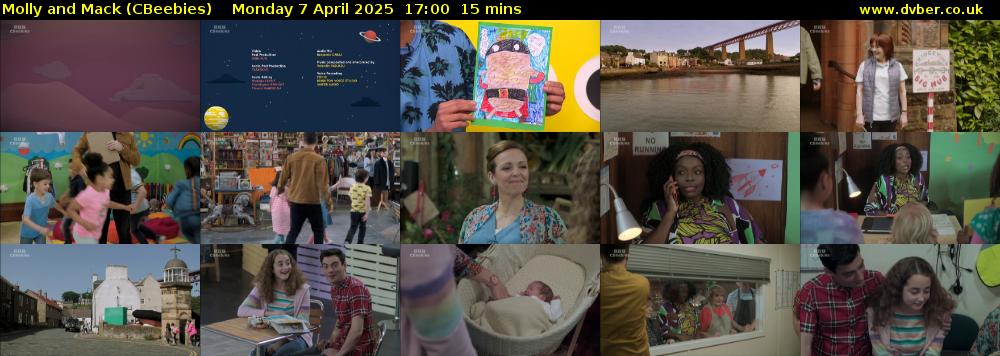 Molly and Mack (CBeebies) Monday 7 April 2025 17:00 - 17:15