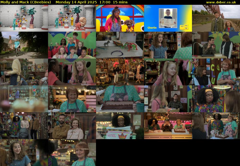 Molly and Mack (CBeebies) Monday 14 April 2025 17:00 - 17:15