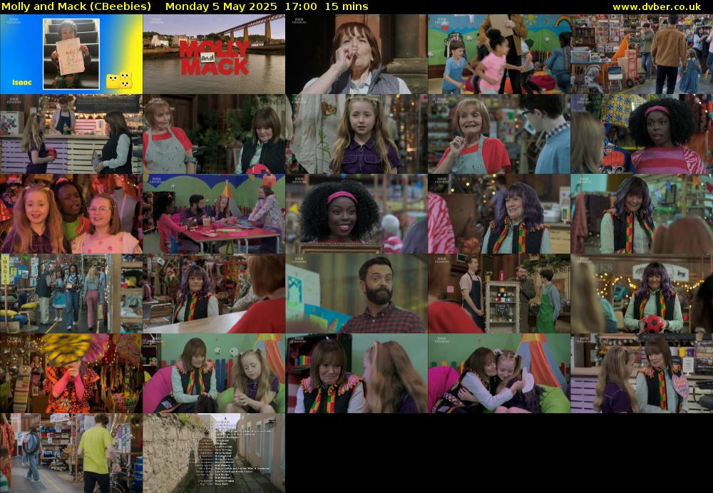 Molly and Mack (CBeebies) Monday 5 May 2025 17:00 - 17:15