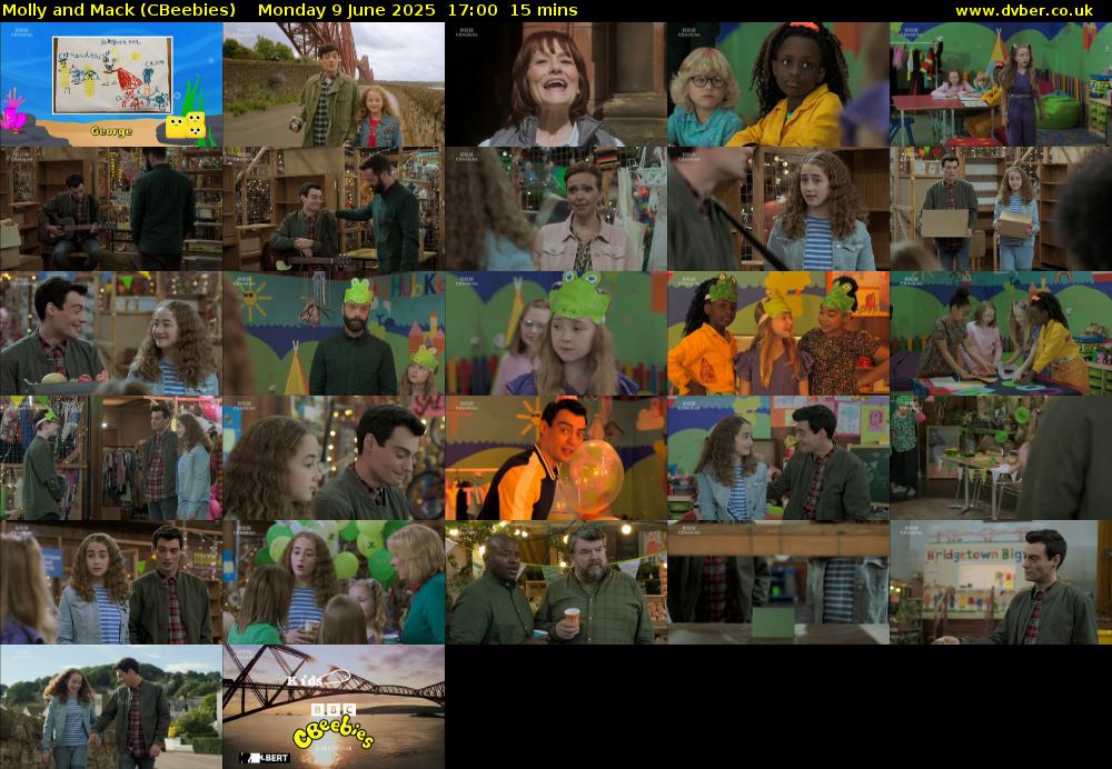 Molly and Mack (CBeebies) Monday 9 June 2025 17:00 - 17:15