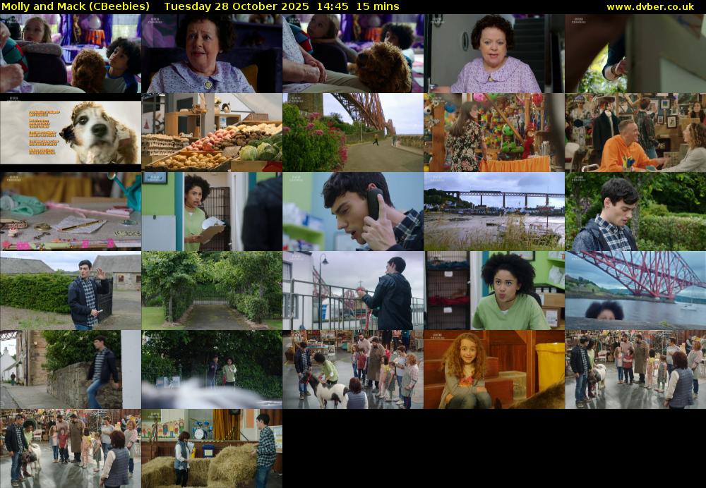 Molly and Mack (CBeebies) Tuesday 28 October 2025 14:45 - 15:00