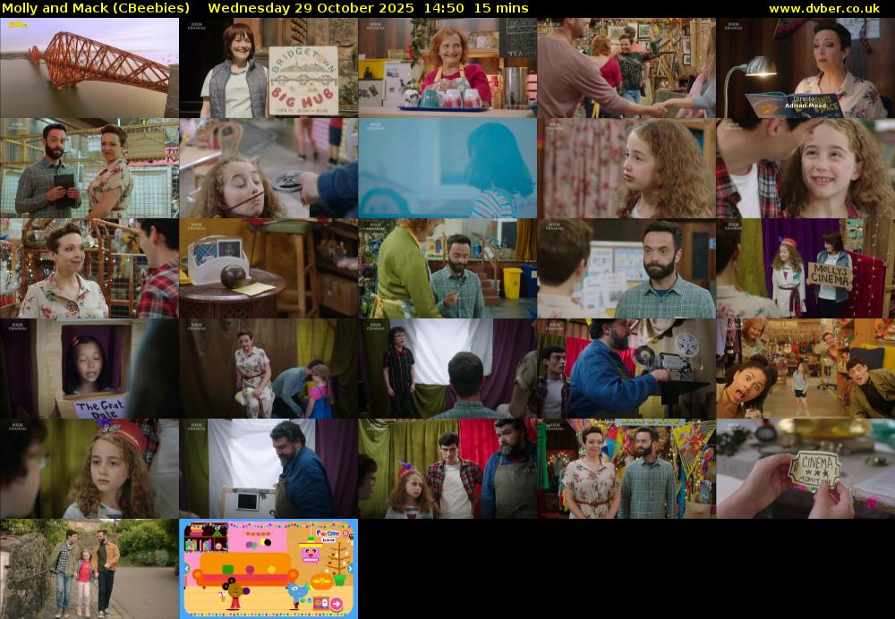 Molly and Mack (CBeebies) Wednesday 29 October 2025 14:50 - 15:05