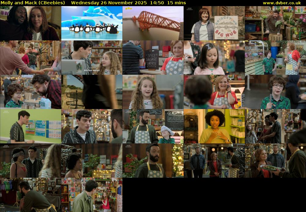 Molly and Mack (CBeebies) Wednesday 26 November 2025 14:50 - 15:05