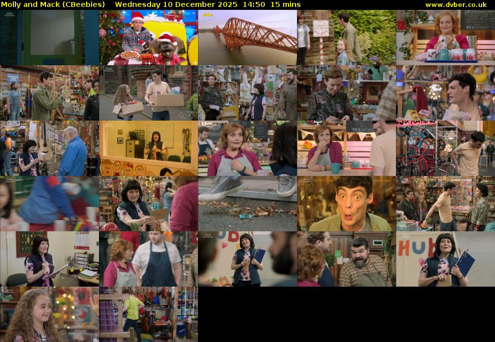 Molly and Mack (CBeebies) Wednesday 10 December 2025 14:50 - 15:05