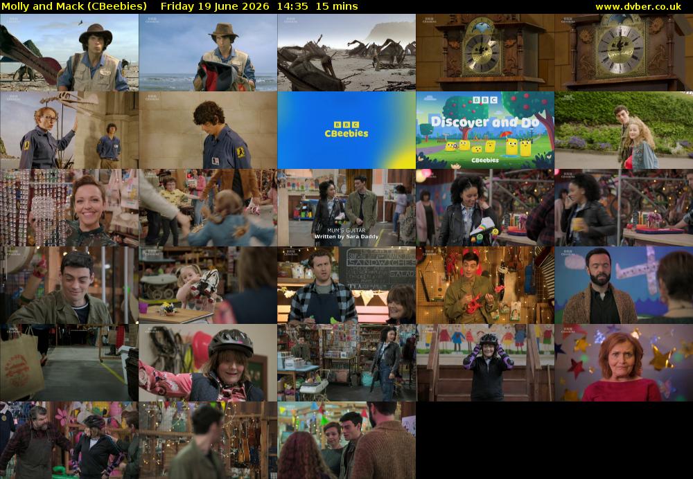 Molly and Mack (CBeebies) Friday 19 June 2026 14:35 - 14:50