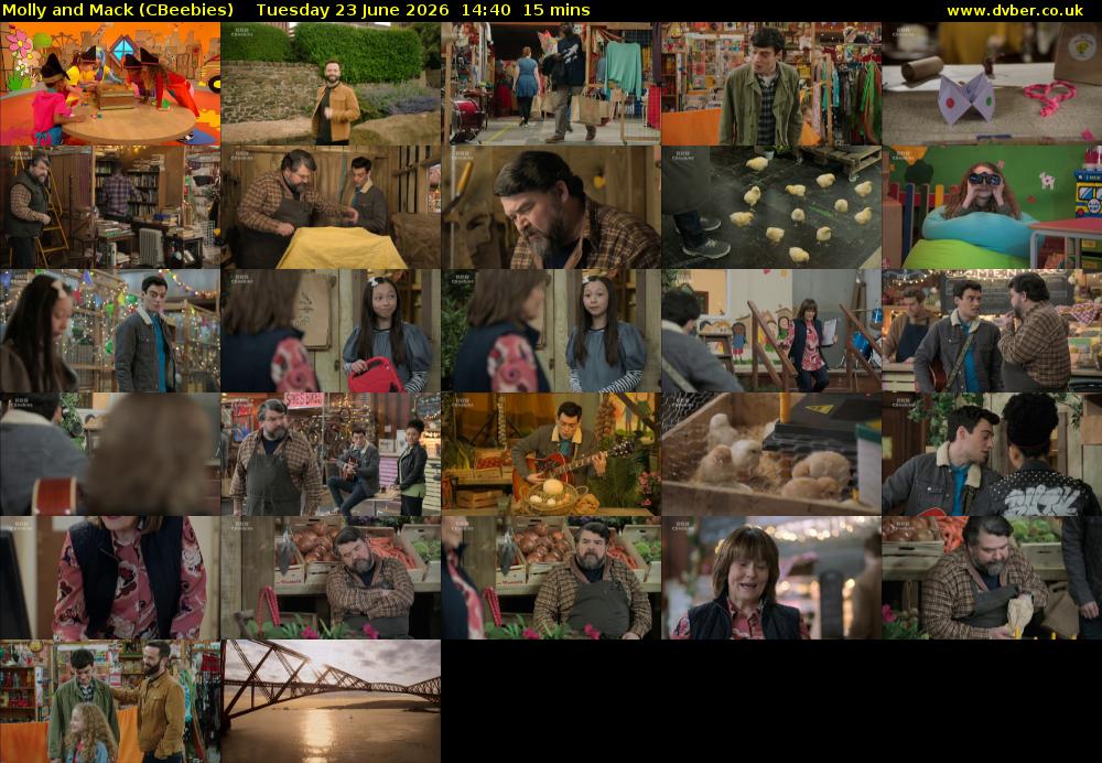Molly and Mack (CBeebies) Tuesday 23 June 2026 14:40 - 14:55