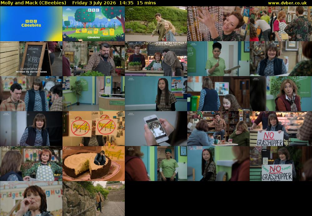 Molly and Mack (CBeebies) Friday 3 July 2026 14:35 - 14:50