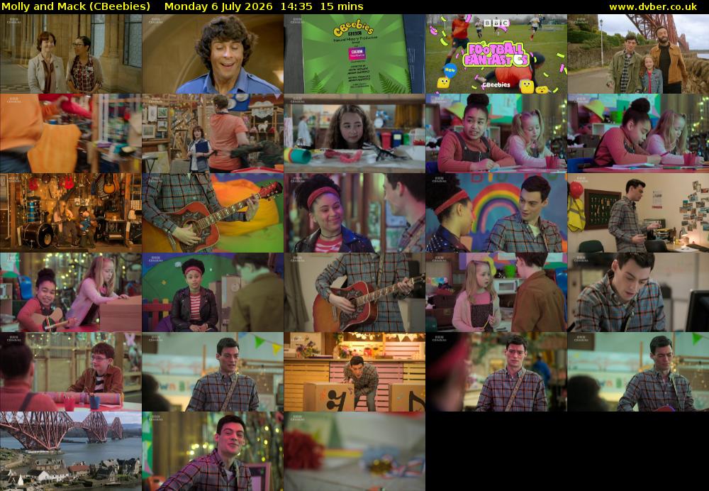 Molly and Mack (CBeebies) Monday 6 July 2026 14:35 - 14:50