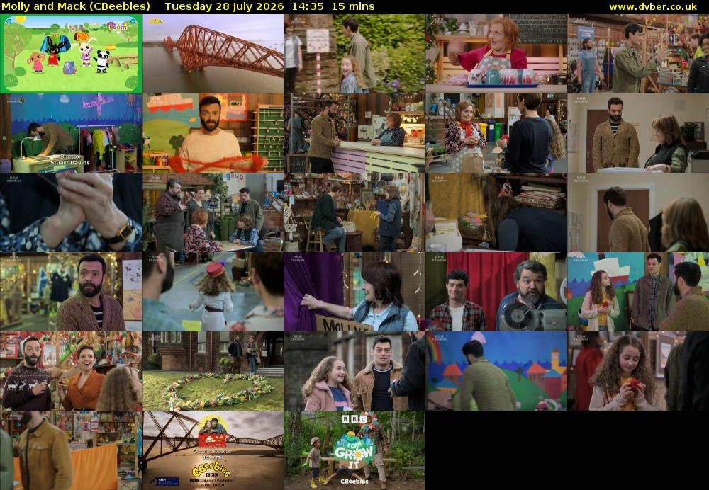 Molly and Mack (CBeebies) Tuesday 28 July 2026 14:35 - 14:50