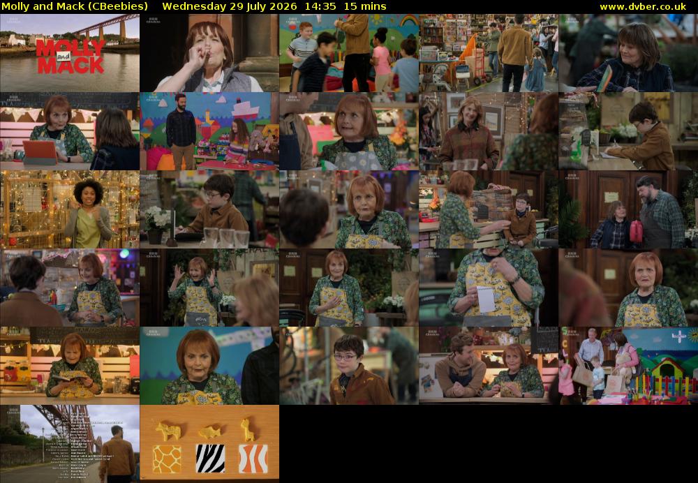 Molly and Mack (CBeebies) Wednesday 29 July 2026 14:35 - 14:50