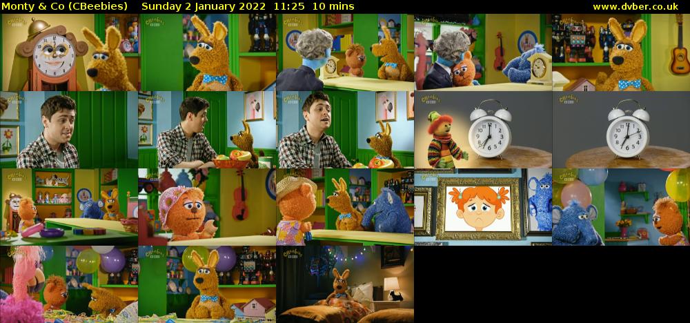 Monty & Co (CBeebies) Sunday 2 January 2022 11:25 - 11:35