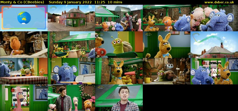 Monty & Co (CBeebies) Sunday 9 January 2022 11:25 - 11:35