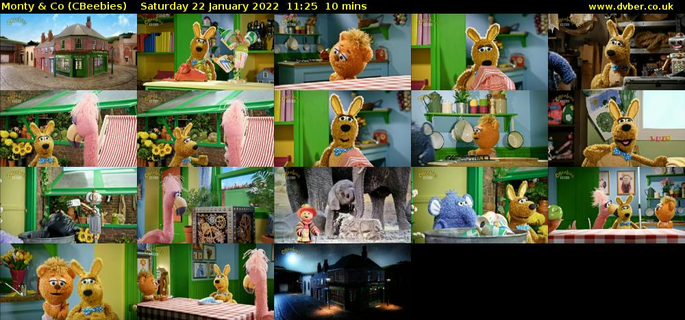 Monty & Co (CBeebies) Saturday 22 January 2022 11:25 - 11:35