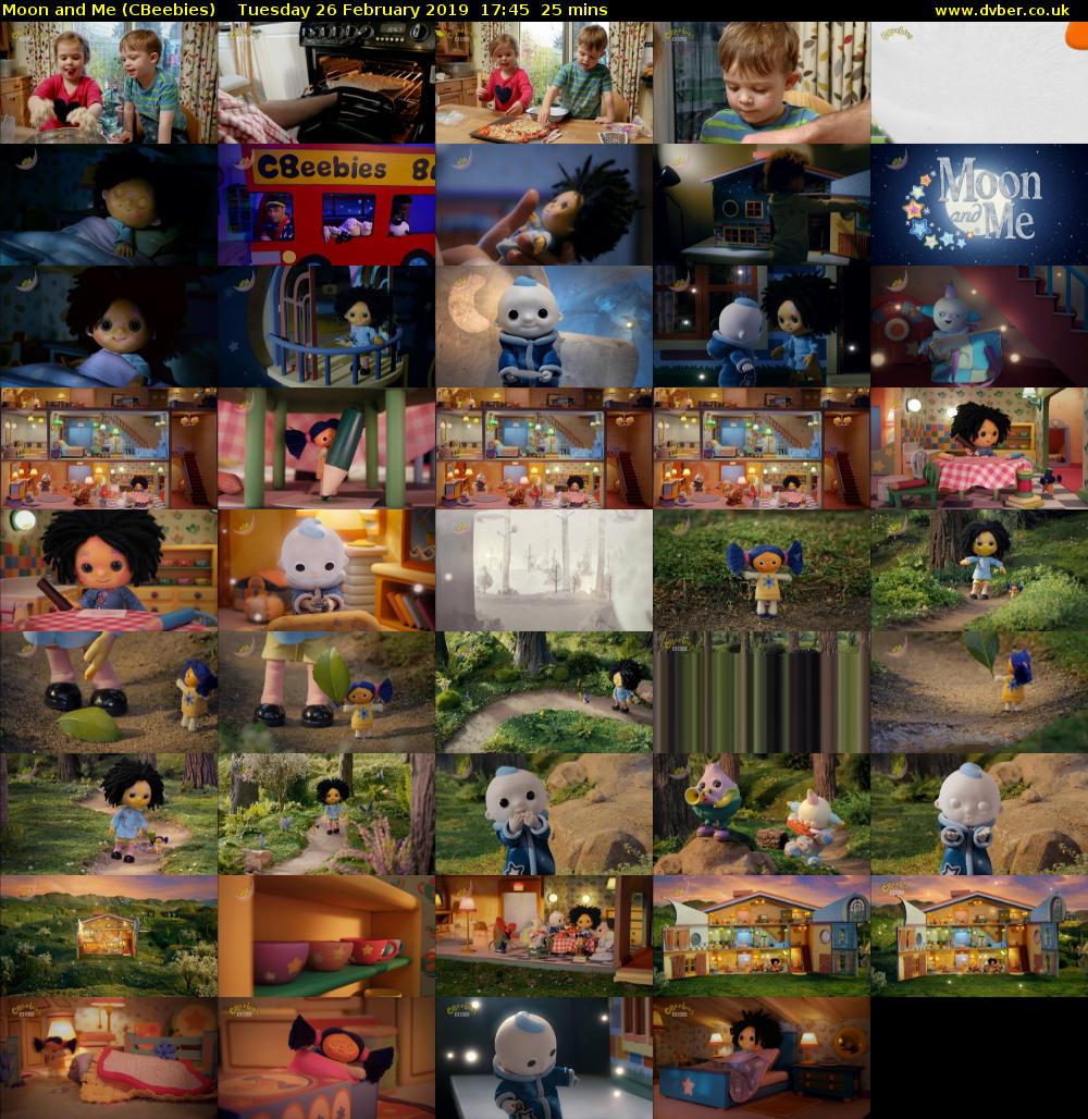 Moon and Me (CBeebies) Tuesday 26 February 2019 17:45 - 18:10