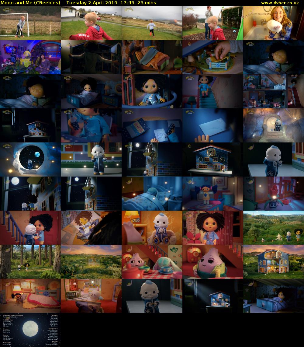 Moon and Me (CBeebies) Tuesday 2 April 2019 17:45 - 18:10