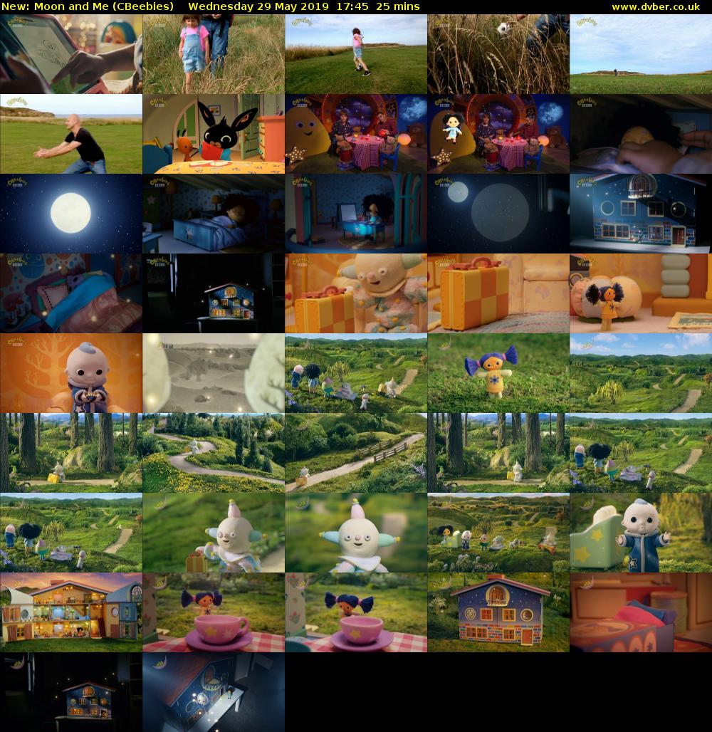 Moon and Me (CBeebies) Wednesday 29 May 2019 17:45 - 18:10