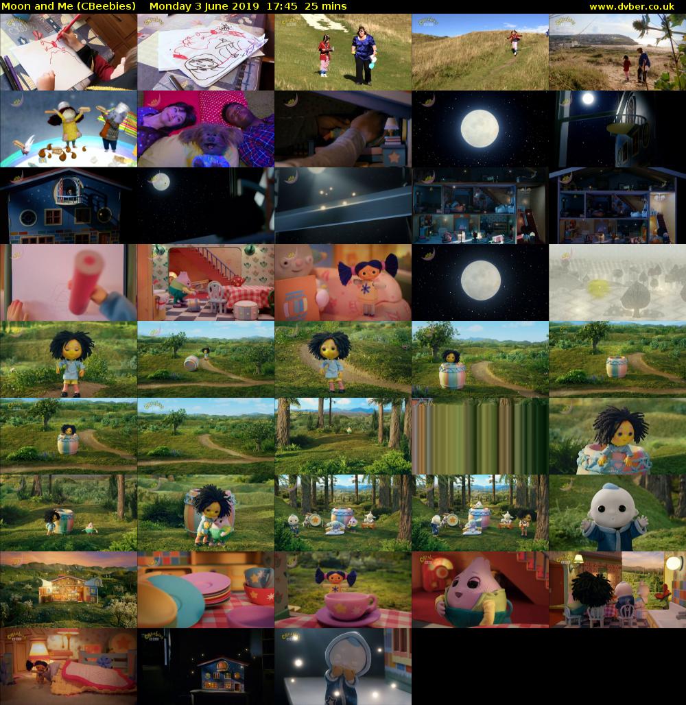 Moon and Me (CBeebies) Monday 3 June 2019 17:45 - 18:10