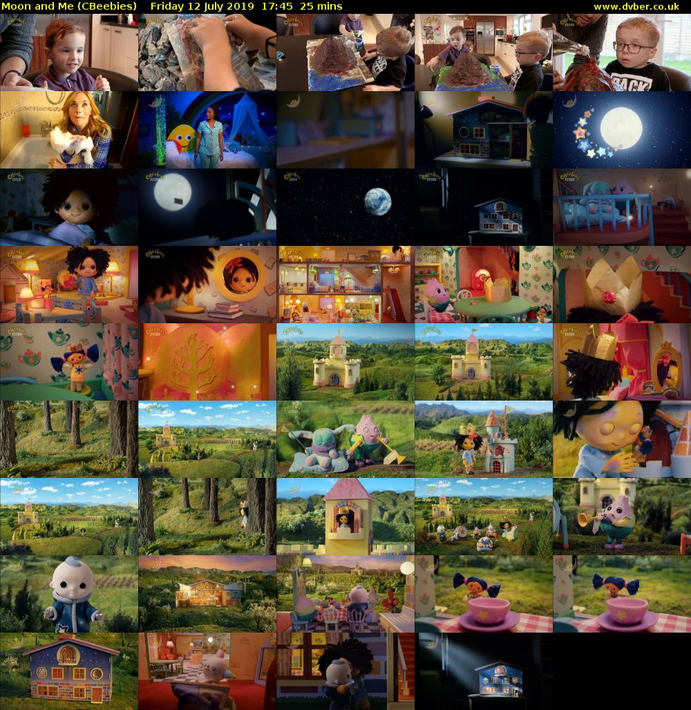 Moon and Me (CBeebies) Friday 12 July 2019 17:45 - 18:10