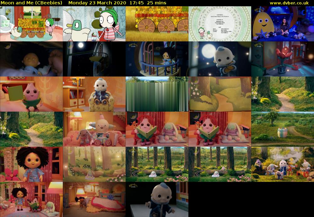 Moon and Me (CBeebies) Monday 23 March 2020 17:45 - 18:10