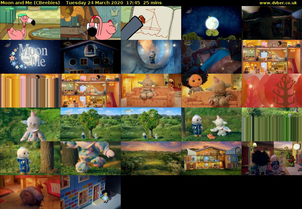 Moon and Me (CBeebies) Tuesday 24 March 2020 17:45 - 18:10