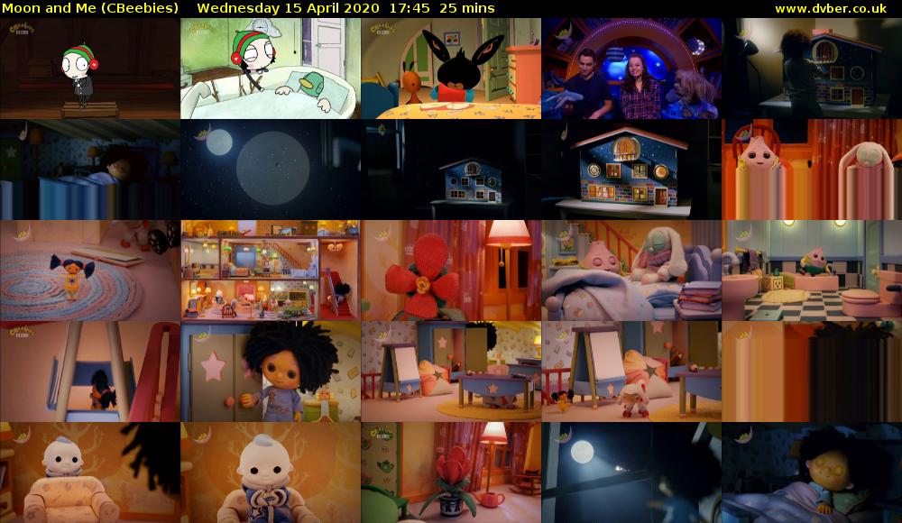 Moon and Me (CBeebies) Wednesday 15 April 2020 17:45 - 18:10