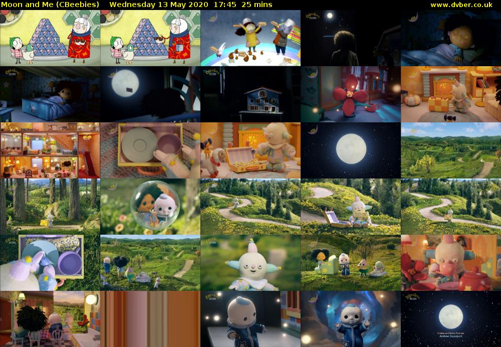 Moon and Me (CBeebies) Wednesday 13 May 2020 17:45 - 18:10