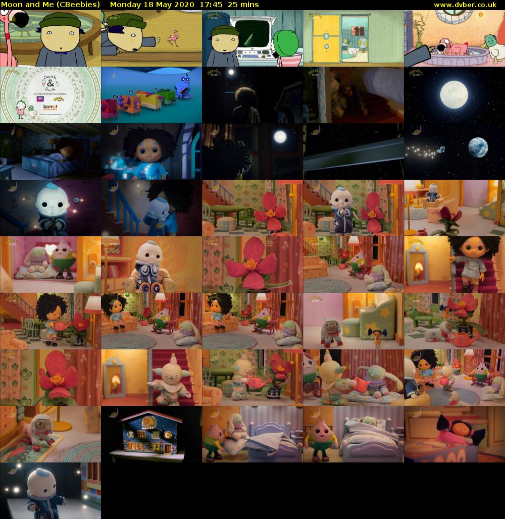 Moon and Me (CBeebies) Monday 18 May 2020 17:45 - 18:10