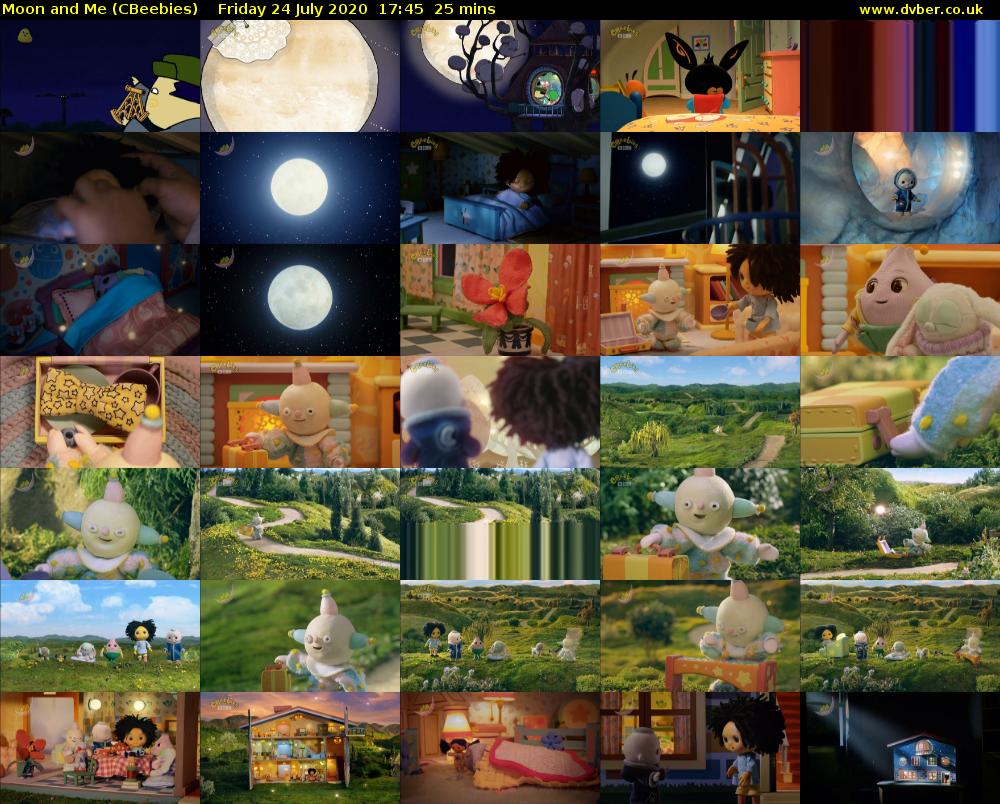 Moon and Me (CBeebies) Friday 24 July 2020 17:45 - 18:10