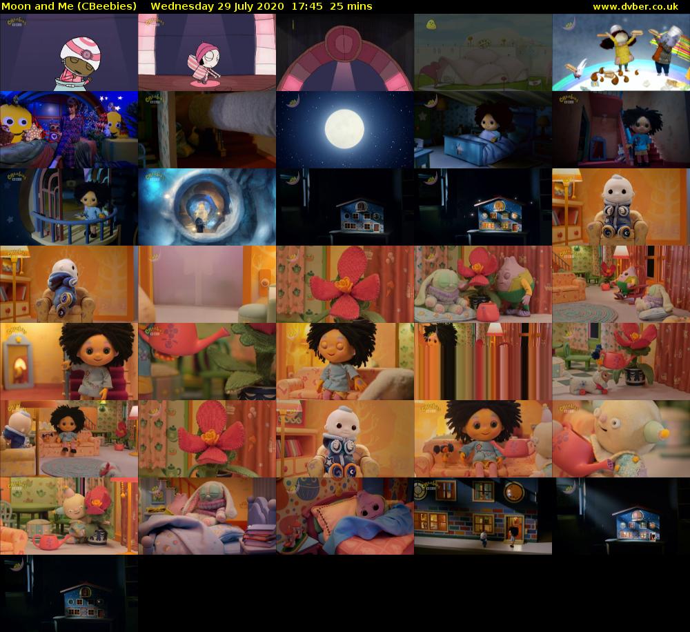 Moon and Me (CBeebies) Wednesday 29 July 2020 17:45 - 18:10