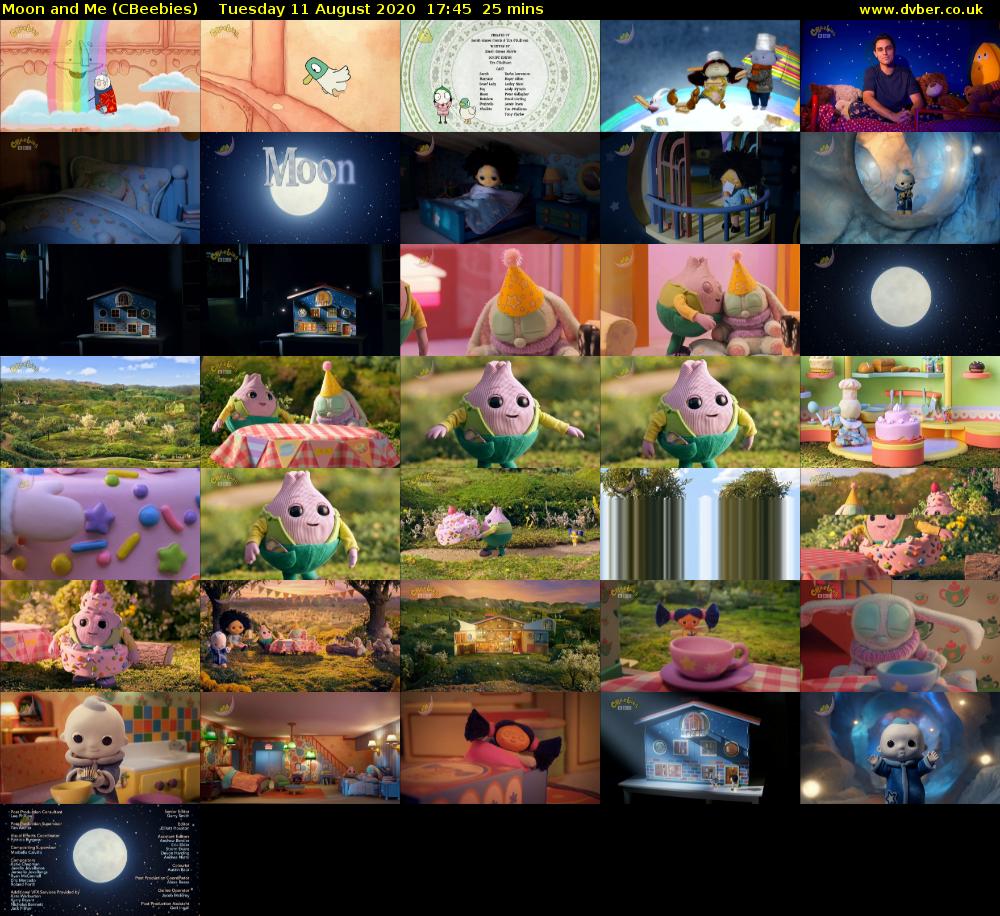 Moon and Me (CBeebies) Tuesday 11 August 2020 17:45 - 18:10