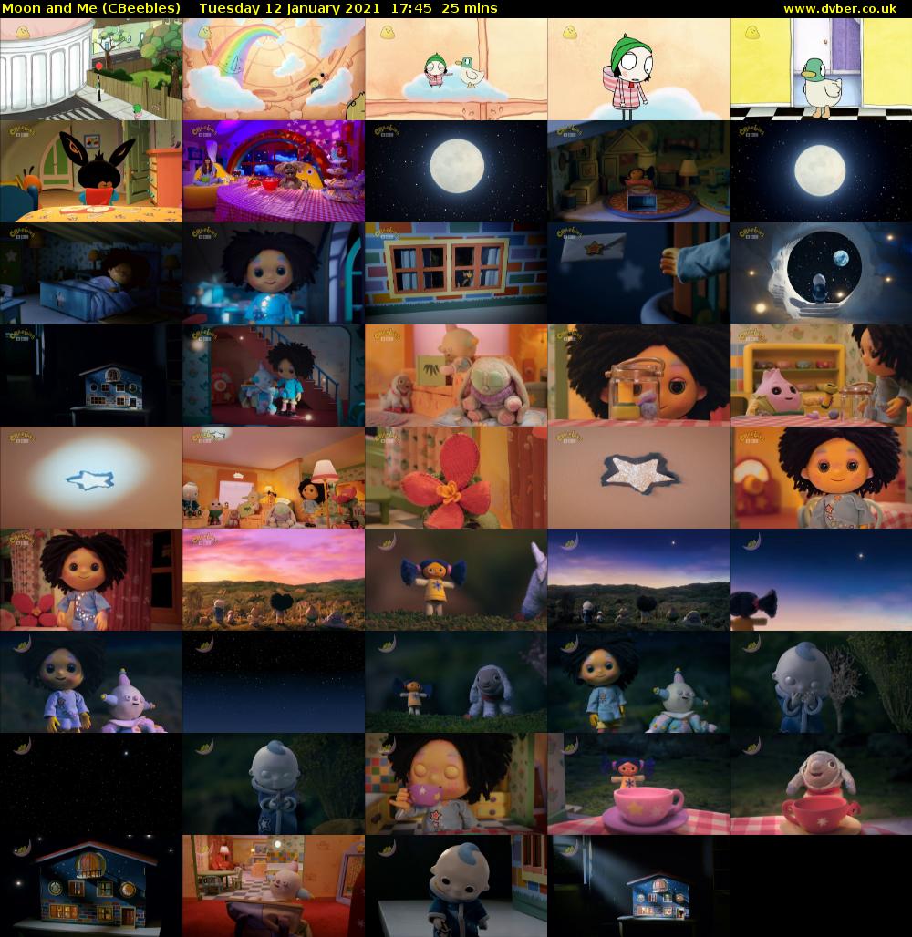 Moon and Me (CBeebies) Tuesday 12 January 2021 17:45 - 18:10