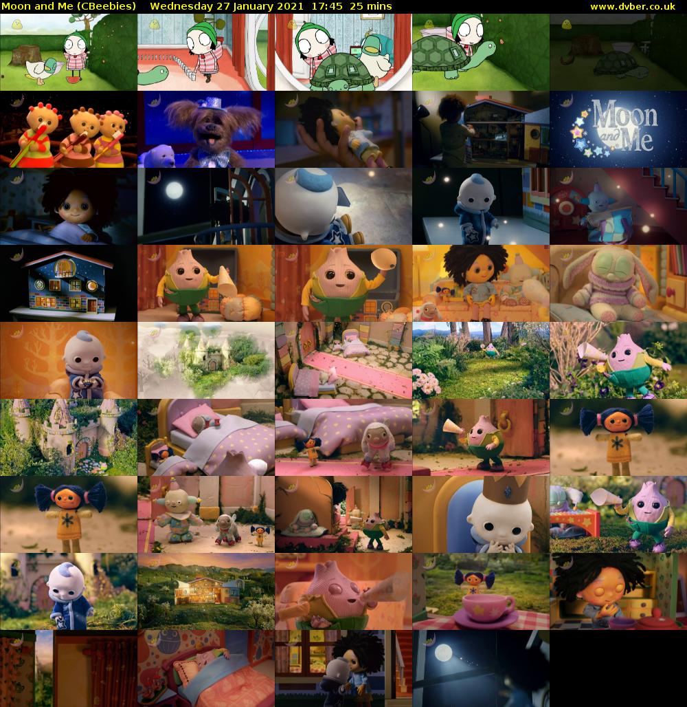 Moon and Me (CBeebies) Wednesday 27 January 2021 17:45 - 18:10