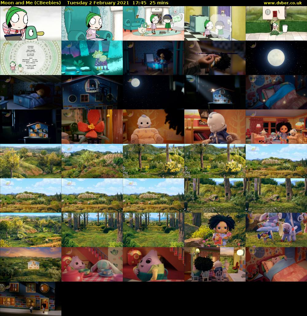 Moon and Me (CBeebies) Tuesday 2 February 2021 17:45 - 18:10