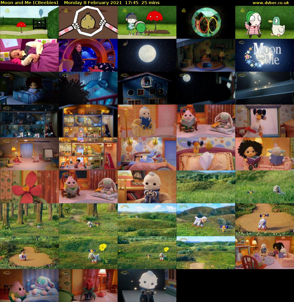 Moon and Me (CBeebies) Monday 8 February 2021 17:45 - 18:10