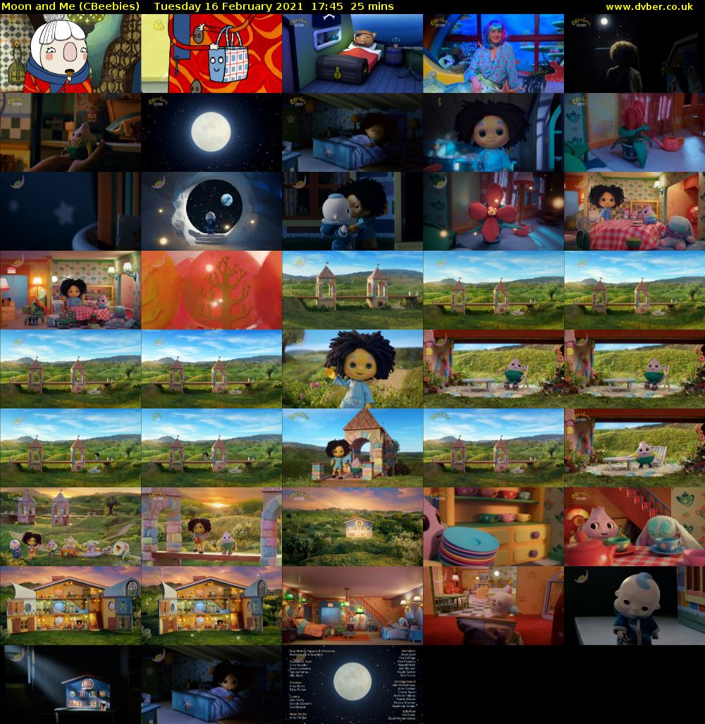 Moon and Me (CBeebies) Tuesday 16 February 2021 17:45 - 18:10