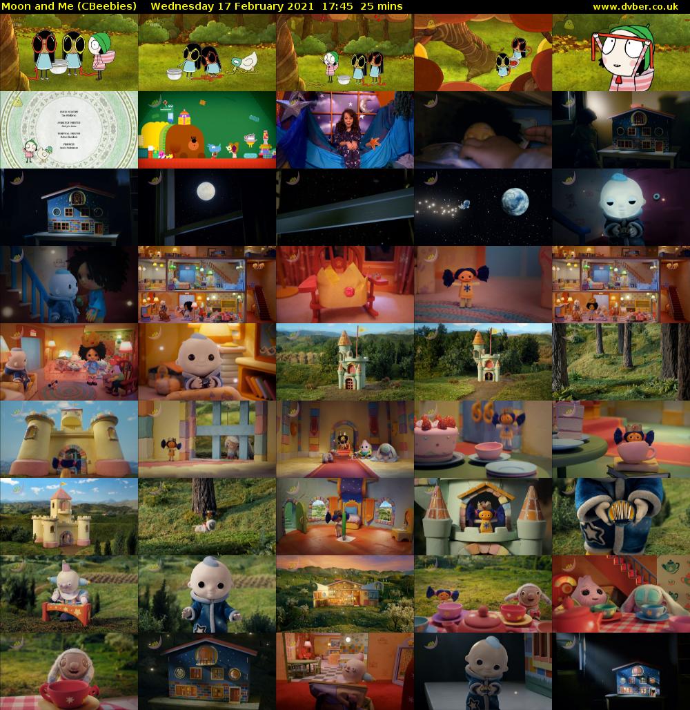 Moon and Me (CBeebies) Wednesday 17 February 2021 17:45 - 18:10