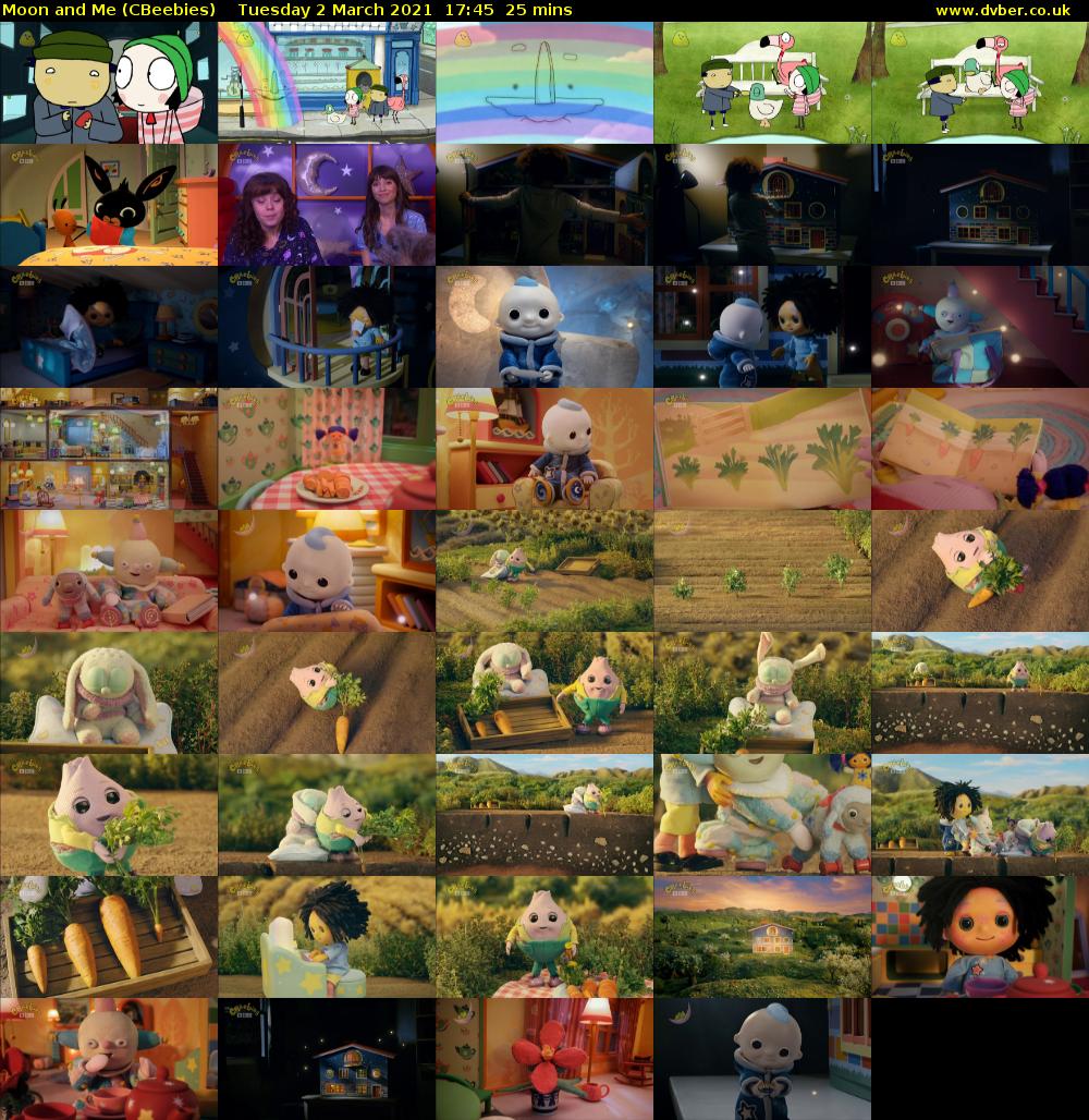 Moon and Me (CBeebies) Tuesday 2 March 2021 17:45 - 18:10