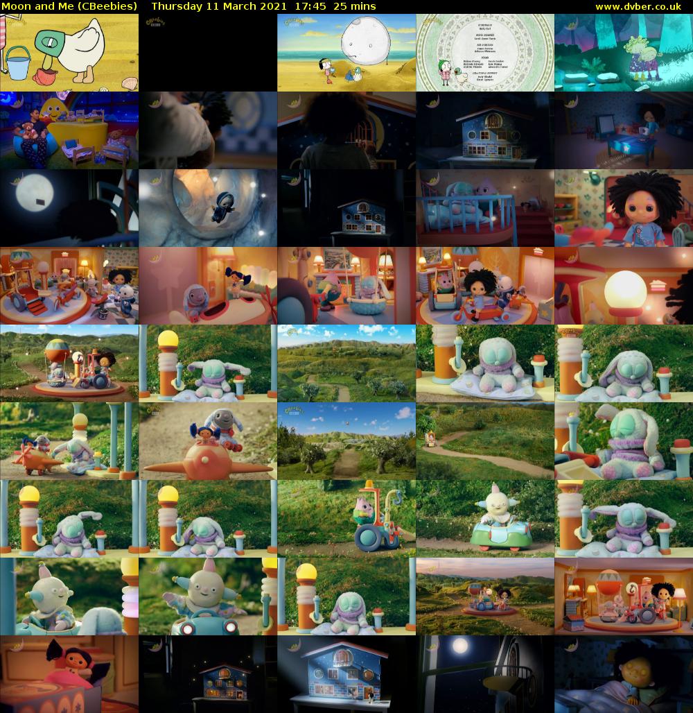 Moon and Me (CBeebies) Thursday 11 March 2021 17:45 - 18:10
