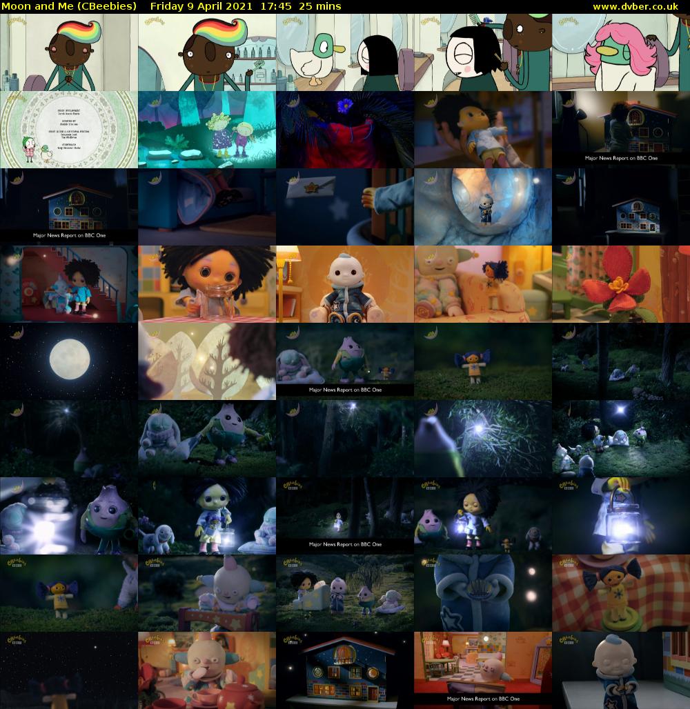 Moon and Me (CBeebies) Friday 9 April 2021 17:45 - 18:10