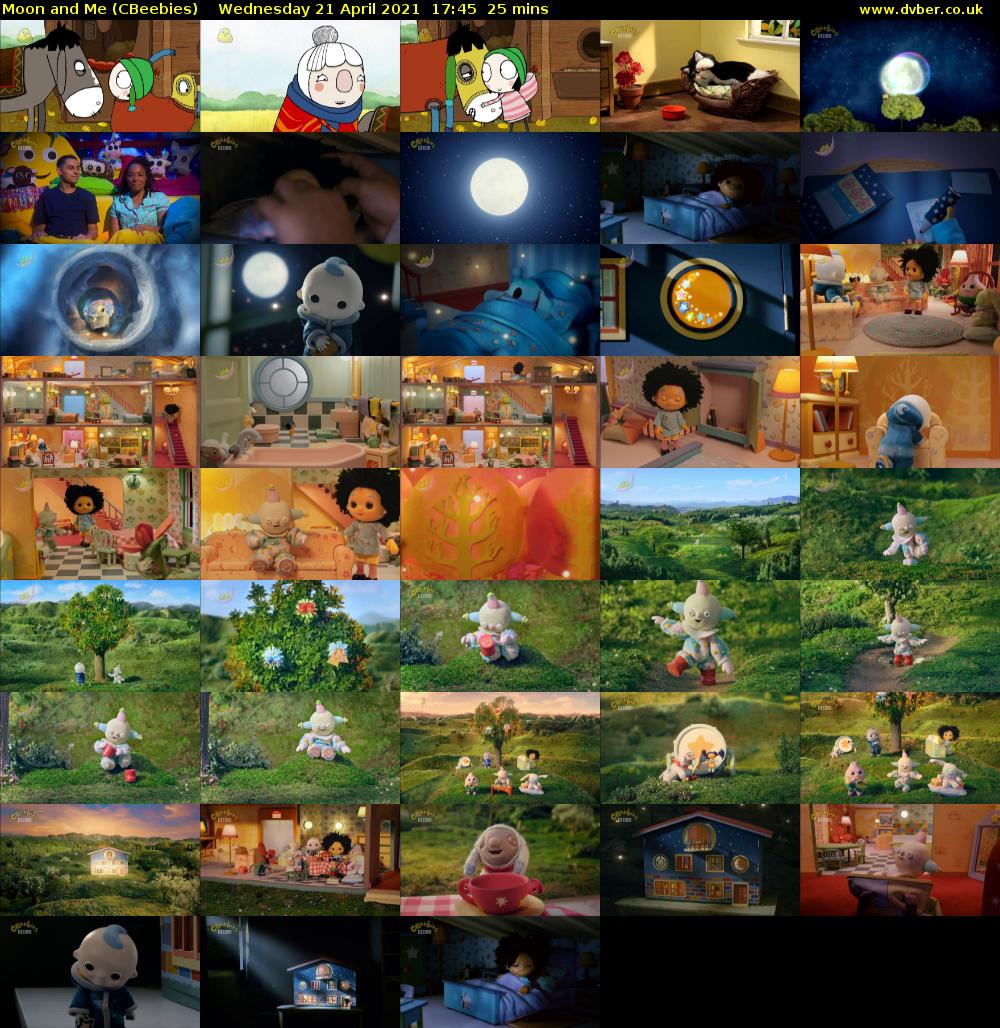 Moon and Me (CBeebies) Wednesday 21 April 2021 17:45 - 18:10
