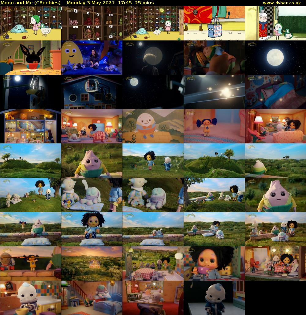 Moon and Me (CBeebies) Monday 3 May 2021 17:45 - 18:10