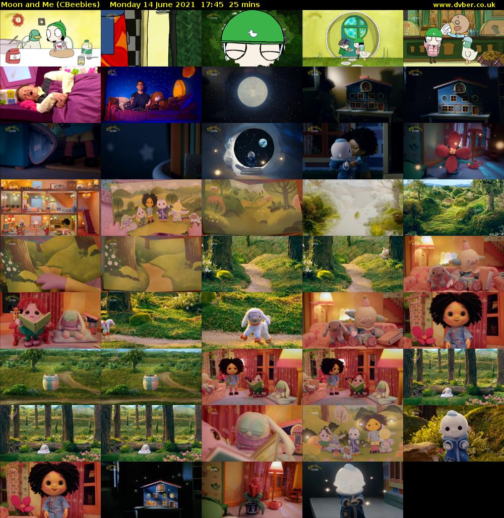 Moon and Me (CBeebies) Monday 14 June 2021 17:45 - 18:10