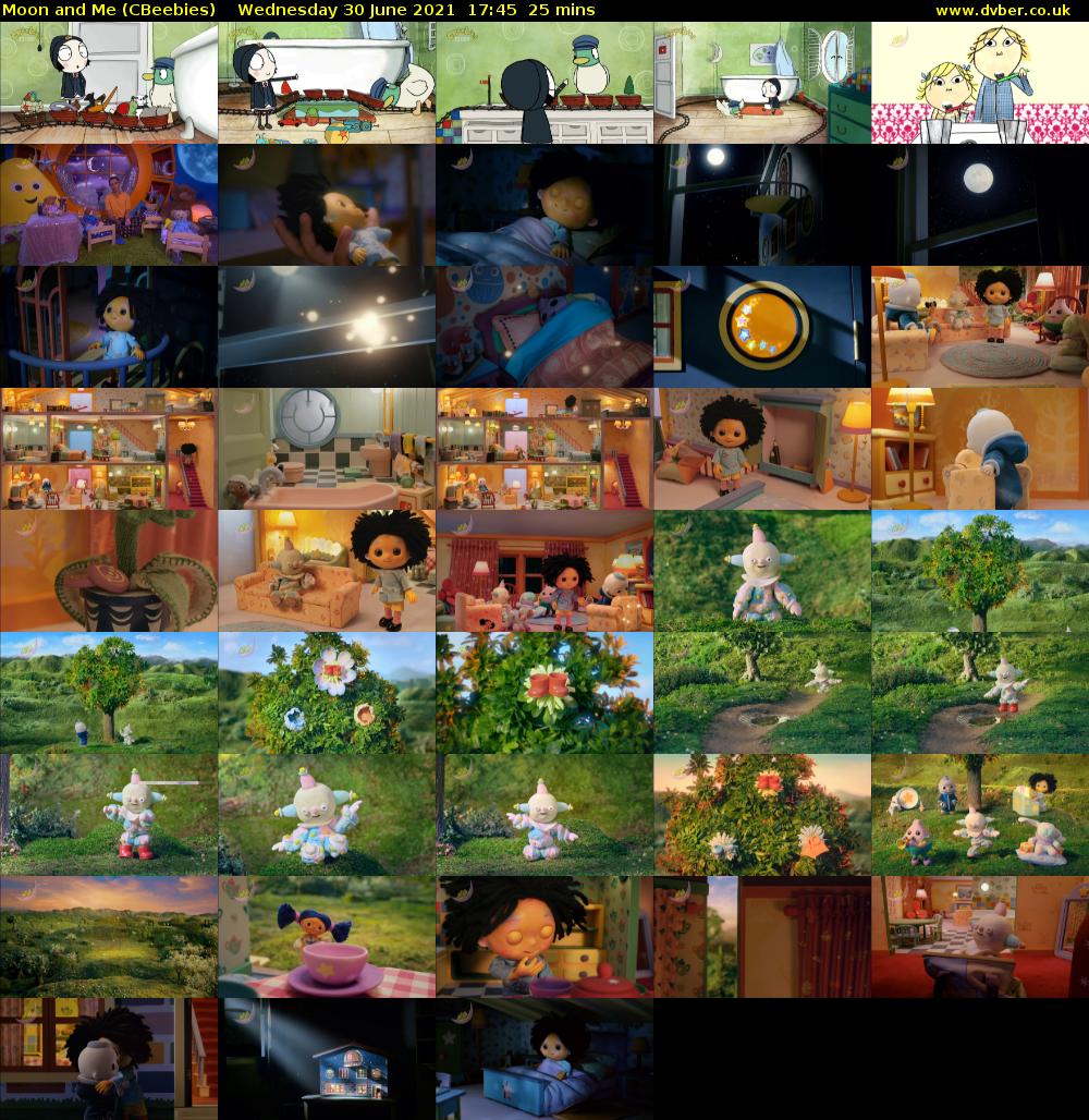 Moon and Me (CBeebies) Wednesday 30 June 2021 17:45 - 18:10